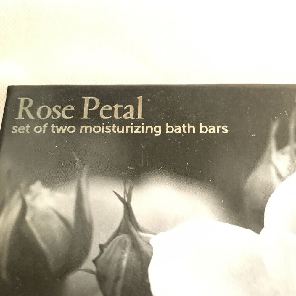 Rose Petal Moisturizing Soap Bath Bars Two in Box - Picture 3 of 8
